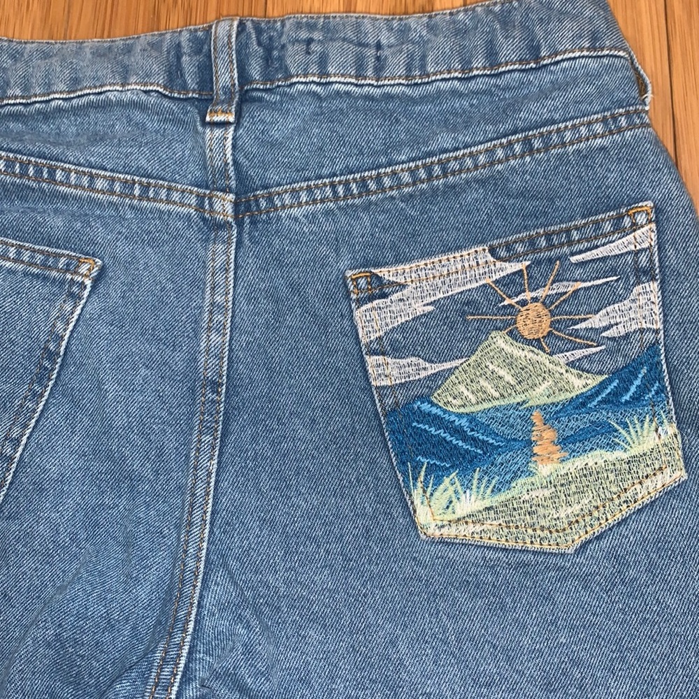 Denim shorts